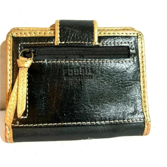 Fossil studded leather vintage wallet - Picture 2 of 6